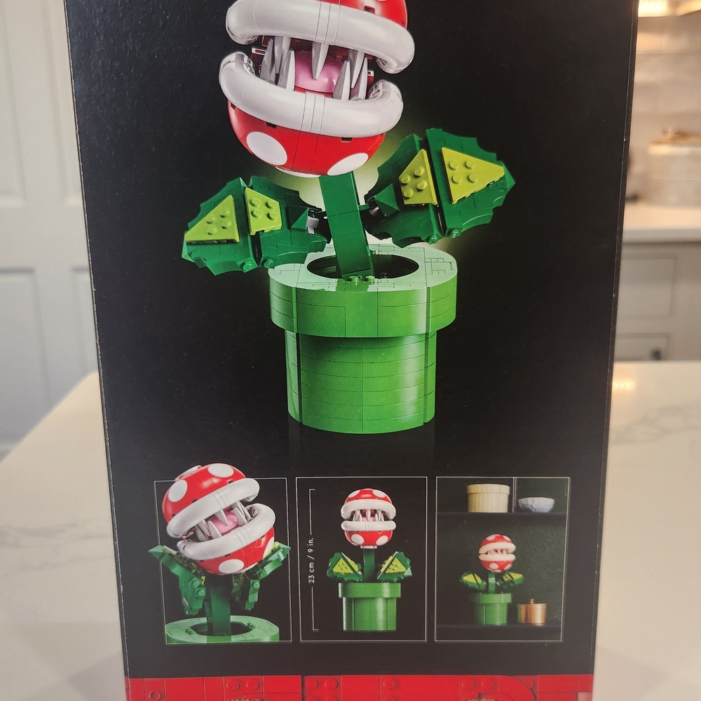 LEGO Piranha Plant with Red and Green Bricks